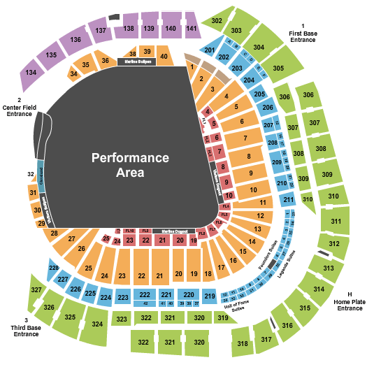 loanDepot park Monster Jam Seating Chart